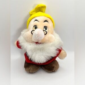 Vintage Walt Disney Snow White & The Seven Dwarfs DOC THE DWARF 7" Plush Toy